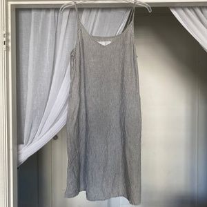 NPL LANGLEY slip dress NATURAL STRIPES